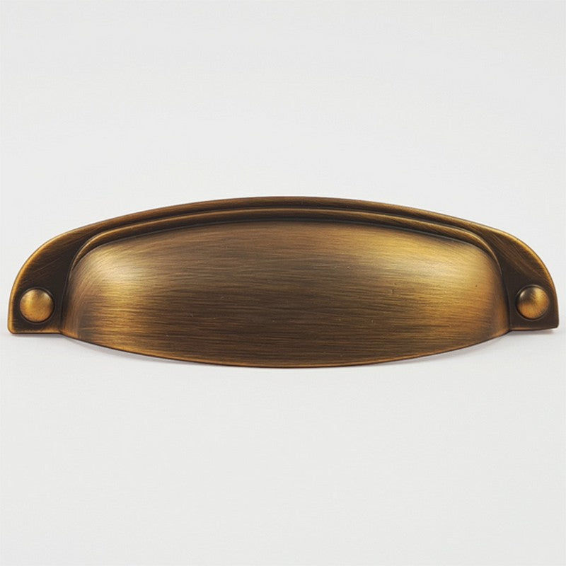 Puxador Metal Concha Café Escovado Fosco - C3225