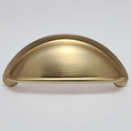 Puxador Metal Concha Dourado Escovado - C3227