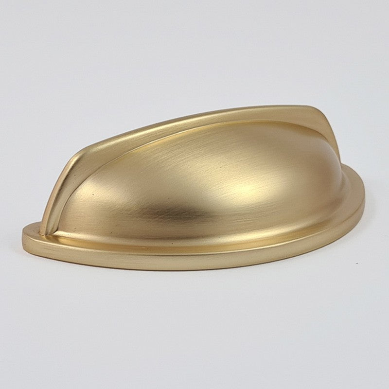 Puxador Metal Concha Dourado Escovado - C3227