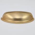 Puxador Metal Concha Dourado Escovado - C3227