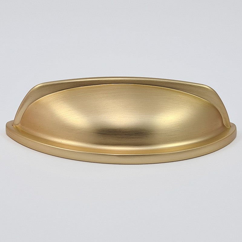 Puxador Metal Concha Dourado Escovado - C3227