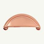 Puxador Metal Concha Rosegold Brilho - C3228