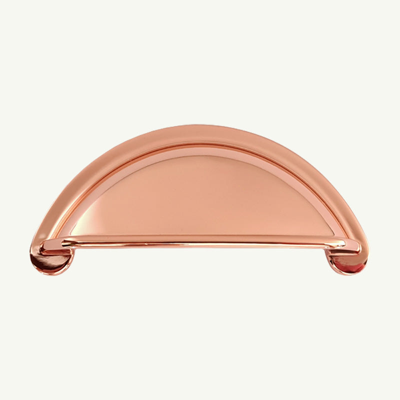 Puxador Metal Concha Rosegold Brilho - C3228