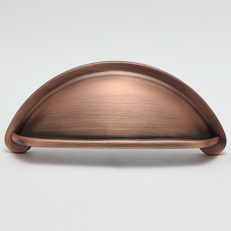 Puxador Metal Concha Cobre Antigo Fosco - C3229