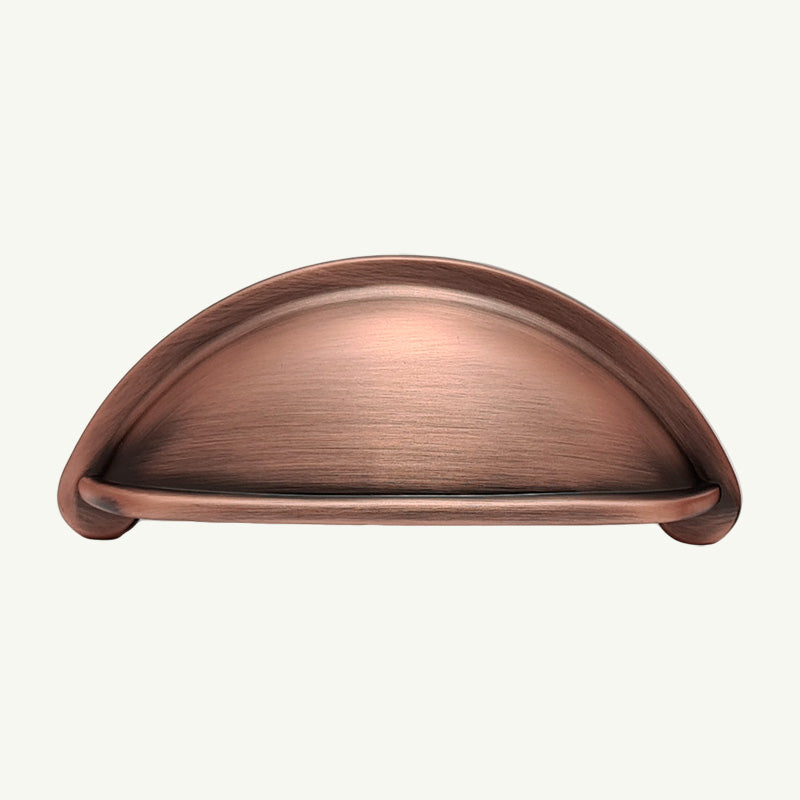 Puxador Metal Concha Cobre Antigo Fosco - C3229