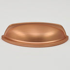 Puxador Metal Concha Cobre Escovado Fosco - C3230