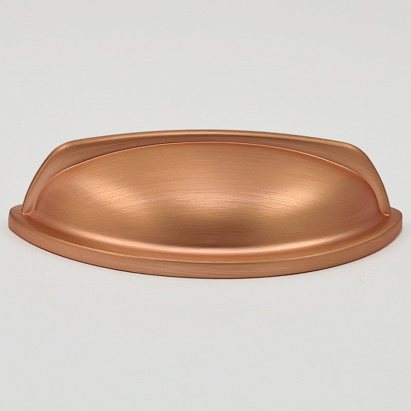 Puxador Metal Concha Cobre Escovado Fosco - C3230