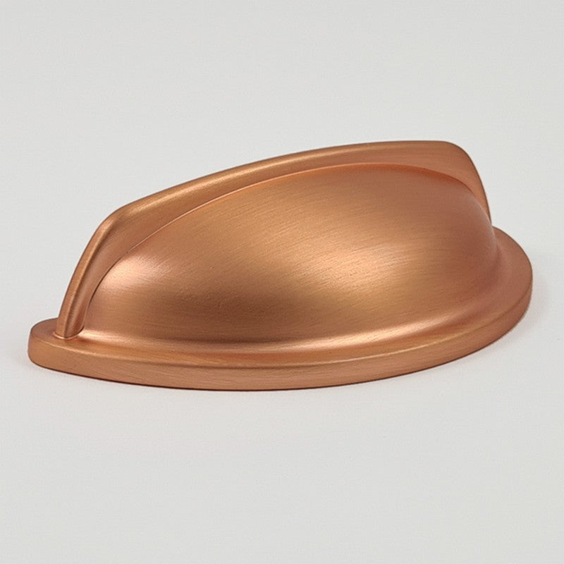 Puxador Metal Concha Cobre Escovado Fosco - C3230