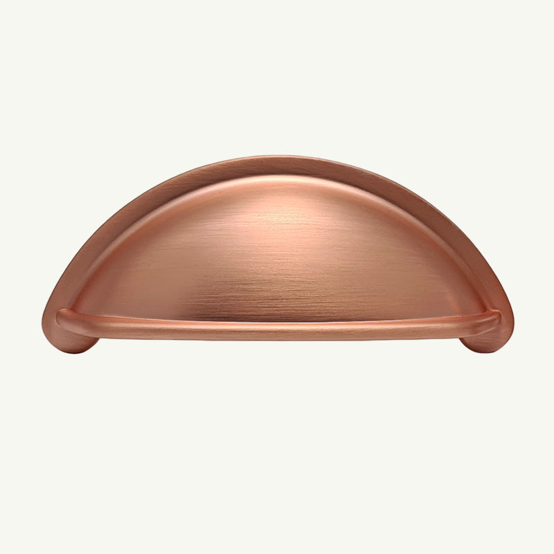 Puxador Metal Concha Cobre Escovado Fosco - C3230