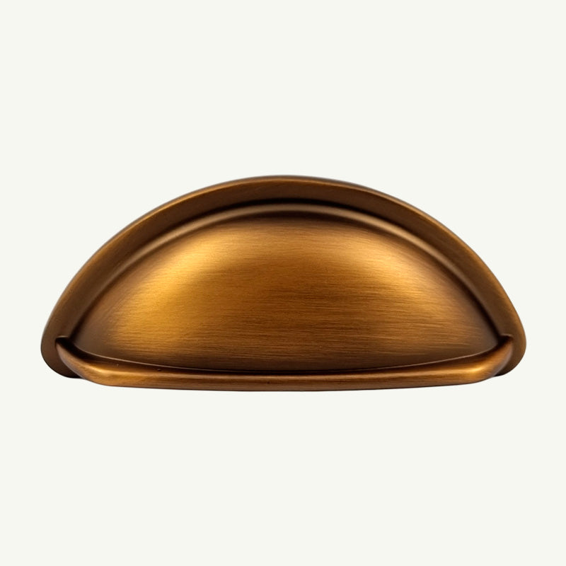 Puxador Metal Concha Café Escovado - C3239