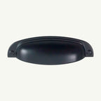Puxador Metal Concha Preto Fosco - C3240