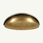 Puxador Metal Concha Ouro Velho - C3241