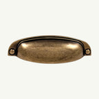 Puxador Metal Concha Ouro Velho - C3243