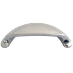Puxador Metal Concha Cromado - C3245