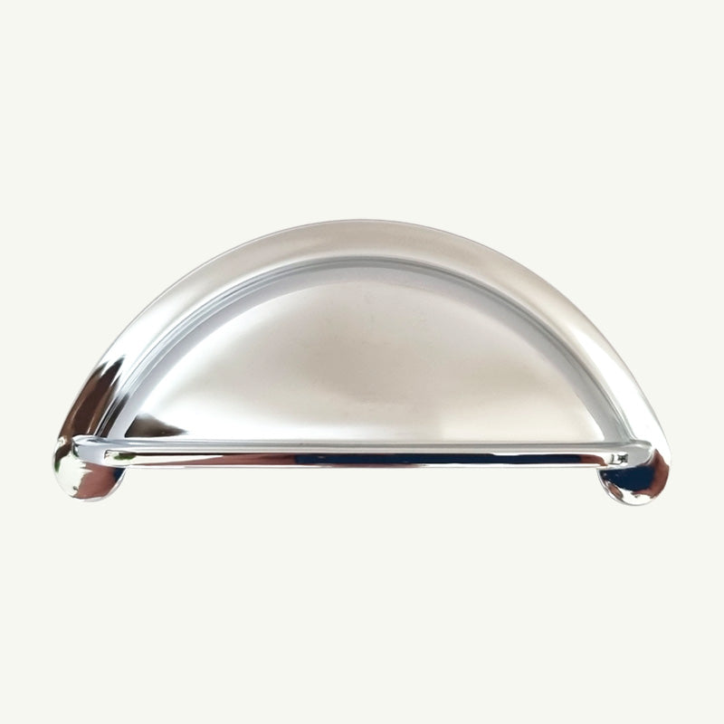 Puxador Metal Concha Cromado - C3245