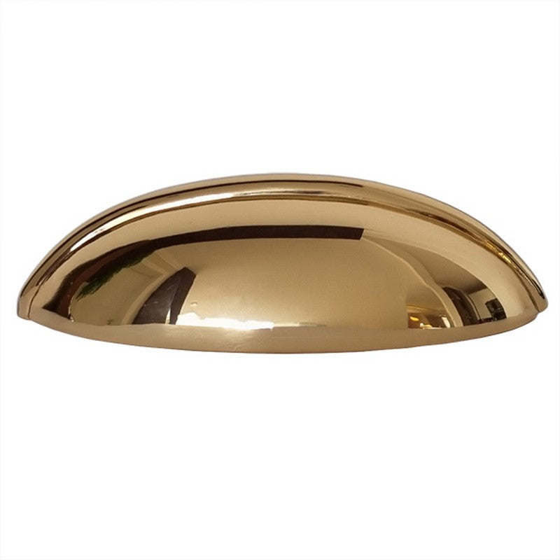 Puxador Metal Concha Dourado Brilho 84mm - C3247