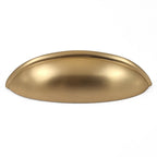 Puxador Metal Concha Dourado Fosco 84mm - C3248