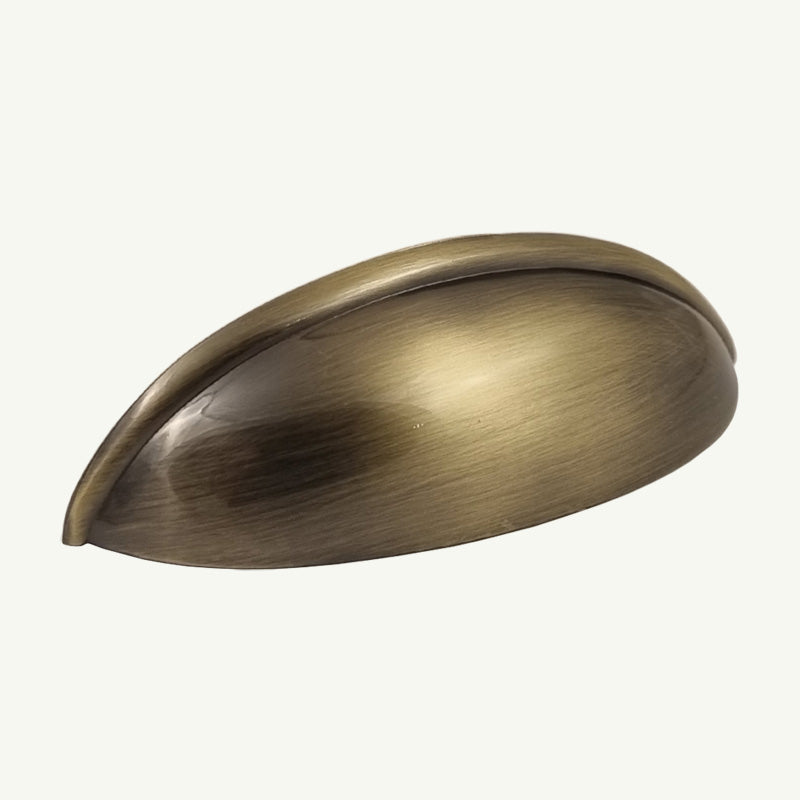 Puxador Metal Concha Ouro Velho 84mm - C3249