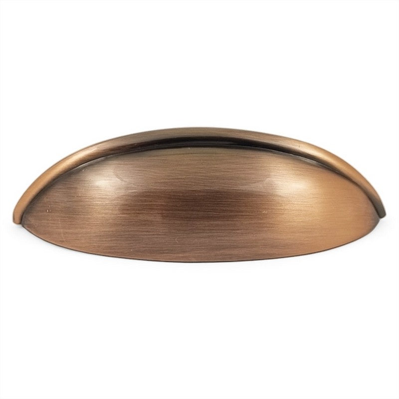 Puxador Metal Concha Cobre Antigo 84mm - C3250