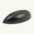 Puxador Metal Concha Preto Fosco 84mm - C3251