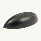 Puxador Metal Concha Preto Fosco 84mm - C3251