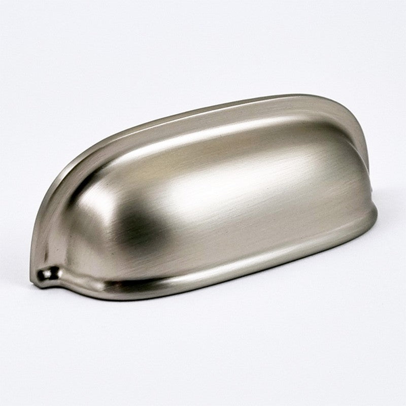 Puxador Metal Concha Níquel Escovado Fosco 88mm - C3253