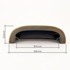 Puxador Metal Concha Ouro Velho 88mm - C3256