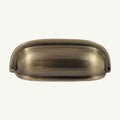 Puxador Metal Concha Ouro Velho 88mm - C3256