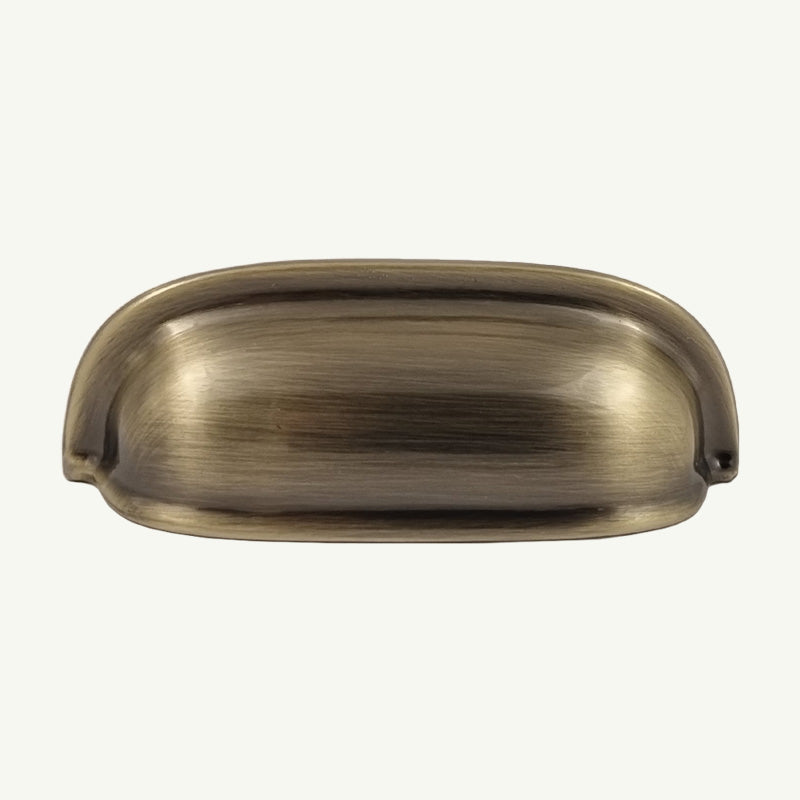 Puxador Metal Concha Ouro Velho 88mm - C3256