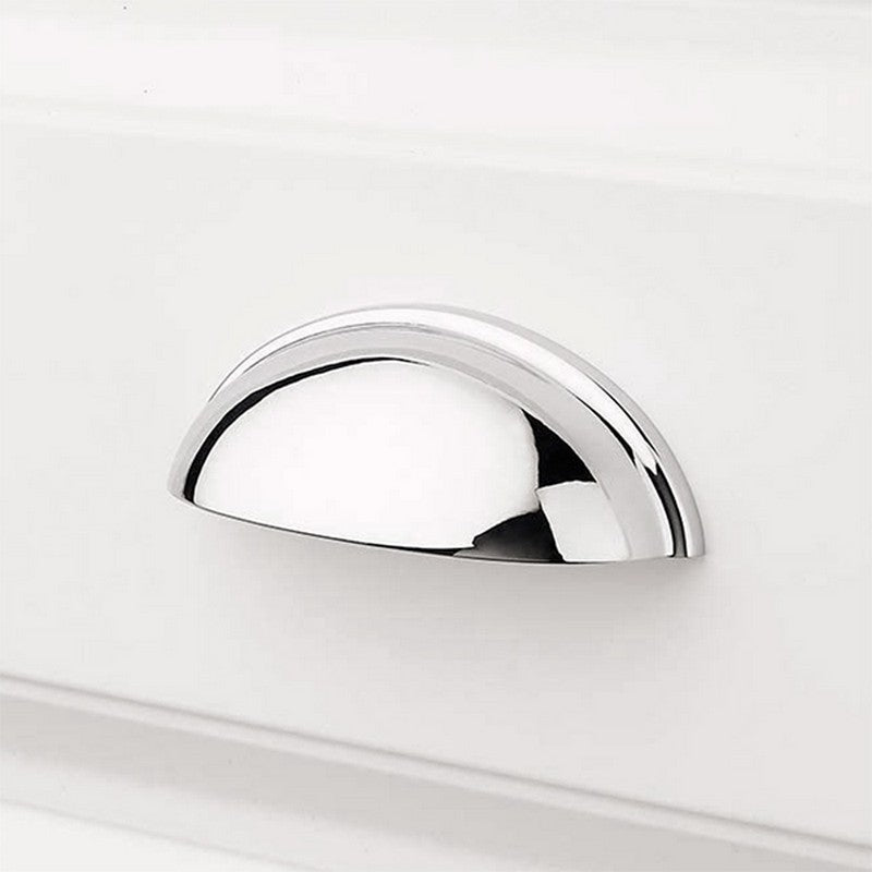 Puxador Metal Concha Cromada - C3258