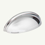 Puxador Metal Concha Cromada - C3258