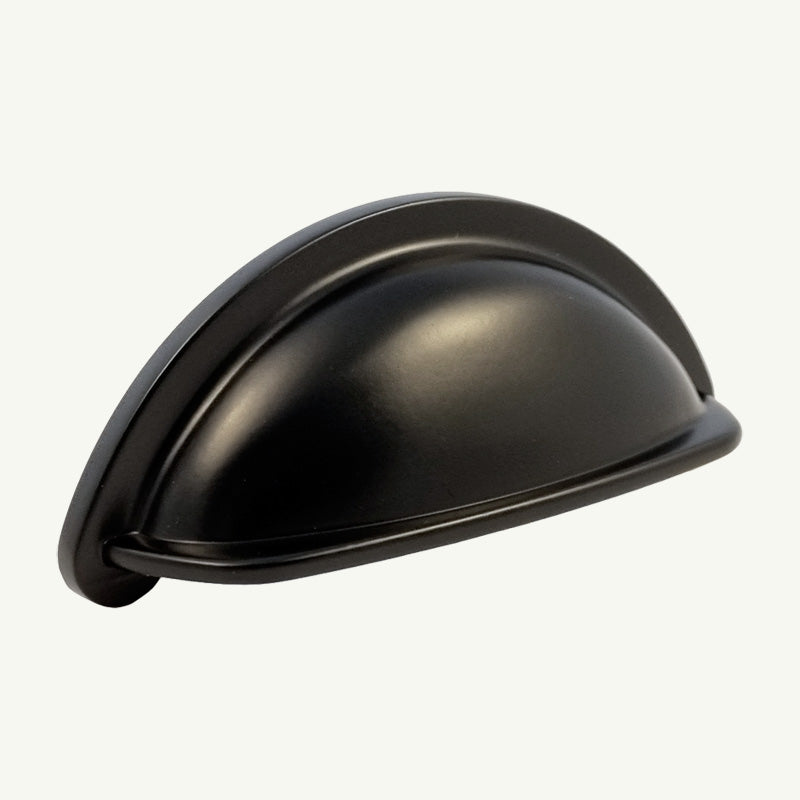 Puxador Metal Concha Preto Fosco - C3259