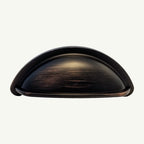 Puxador Metal Concha Preto Bronze ORB - C3260