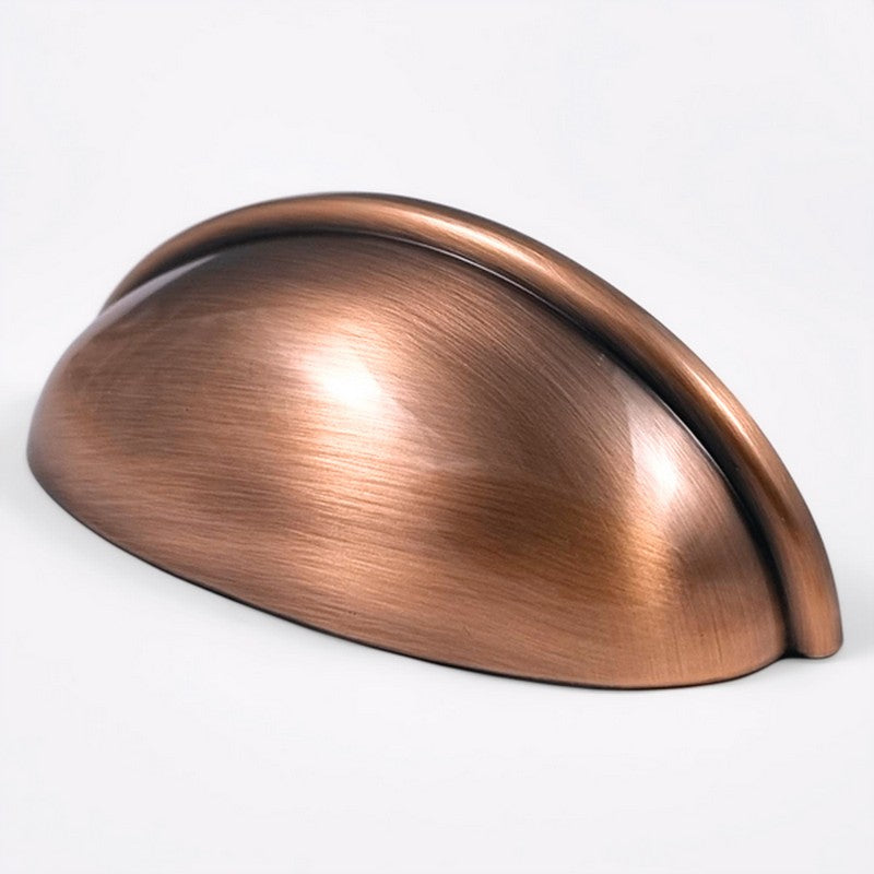 Puxador Metal Concha Cobre Antigo - C3264