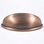 Puxador Metal Concha Cobre Antigo - C3264