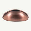 Puxador Metal Concha Cobre Antigo - C3264