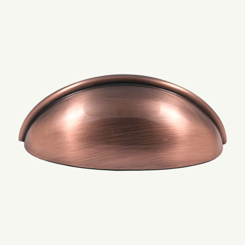 Puxador Metal Concha Cobre Antigo - C3264