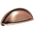 Puxador Metal Concha Cobre Antigo - C3266