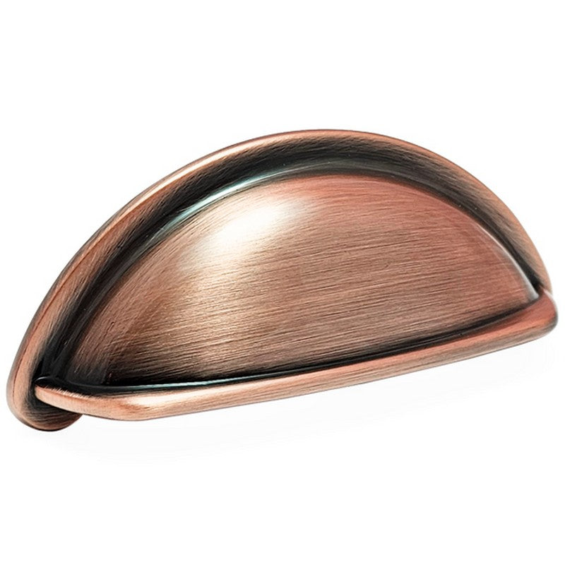 Puxador Metal Concha Cobre Antigo - C3266