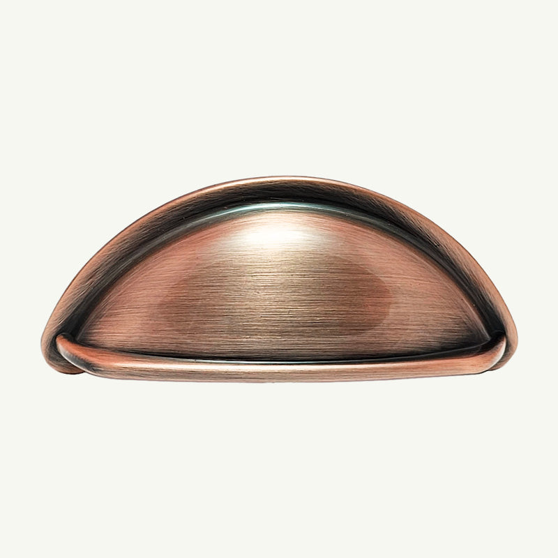 Puxador Metal Concha Cobre Antigo - C3266