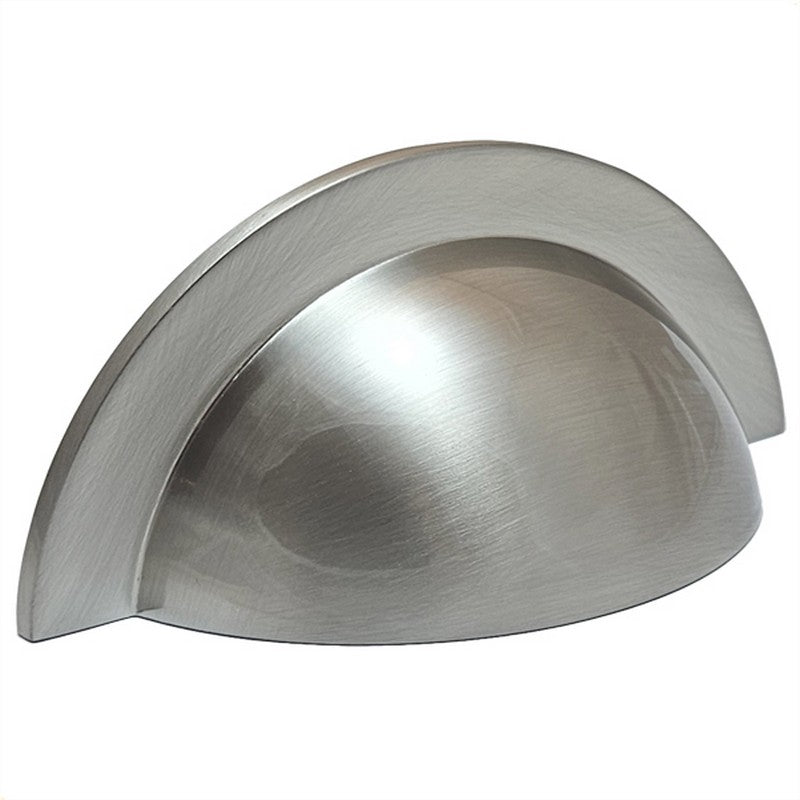 Puxador Concha Níquel Escovado 98mm - C3268