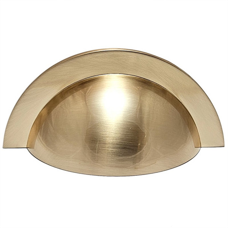 Puxador Concha Dourado Escovado 98mm - C3269