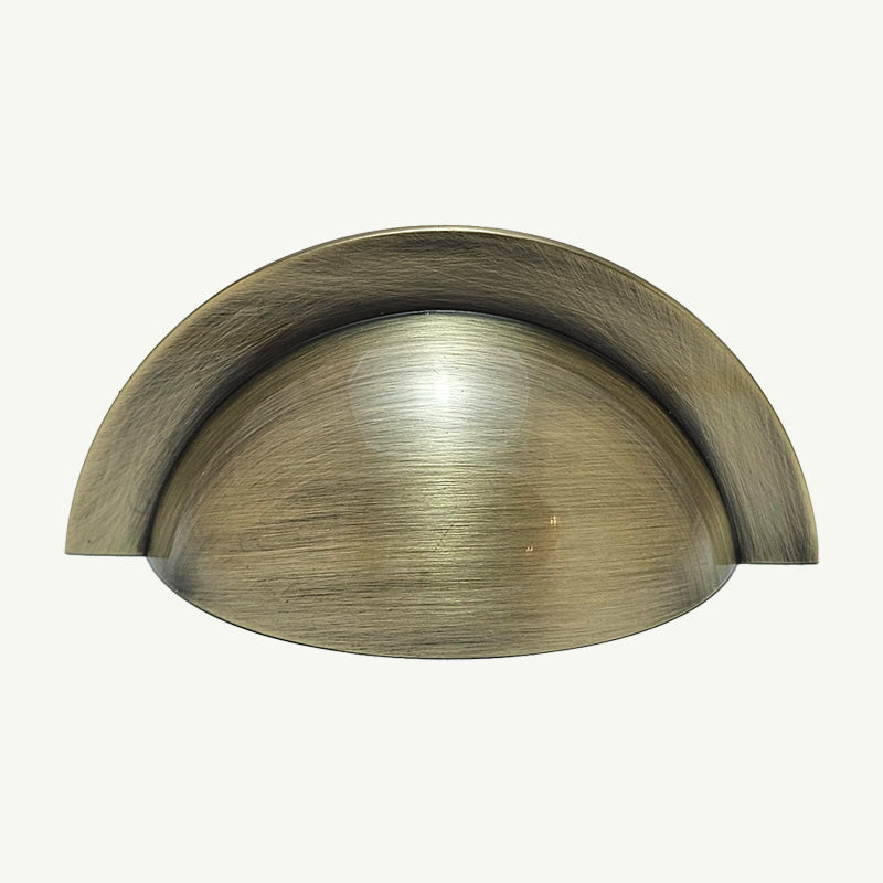 Puxador Concha Bronze Antigo 98mm - C3270