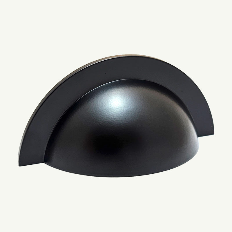 Puxador Concha Preto Fosco 98mm - C3271