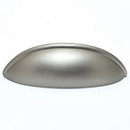 Puxador Metal Concha Níquel Escovado Fosco 84mm - C3272