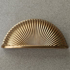 Puxador Concha Dourado Ouro Velho 98mm - C3273