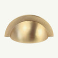 Puxador Concha Dourado Escovado 98mm - C3275