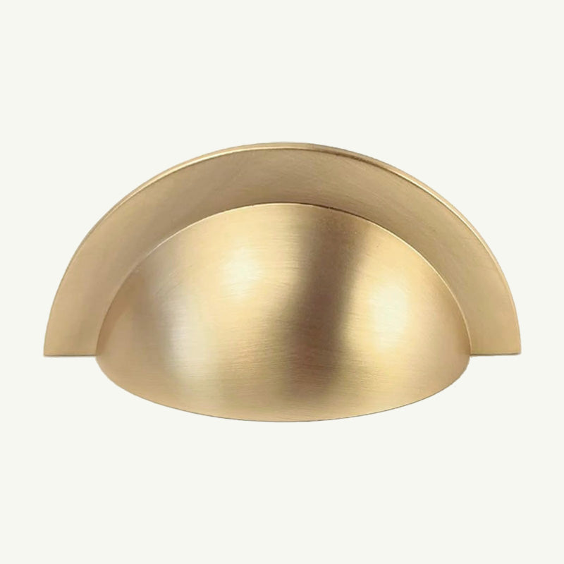 Puxador Concha Dourado Escovado 98mm - C3275