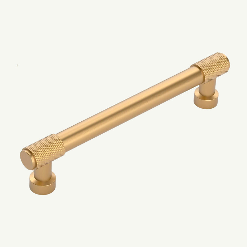 Puxador Metal Alça Dourado Fosco 128mm - C3407