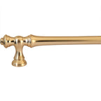 Puxador Metal Alça Dourado Escovado Escovado Fosco 128mm - C3409